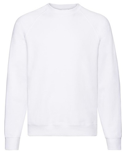 Fruit of the Loom Classic Raglan Plain Sweatshirt Jumper Casual Workwear SS270 - Picture 28 of 28