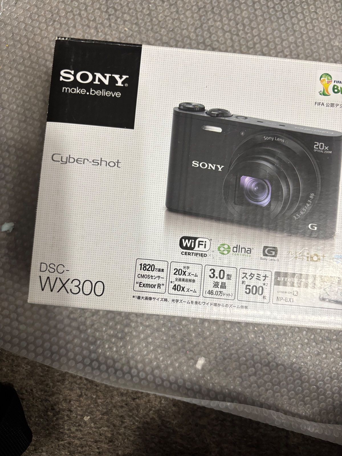 Sony DSC-WX300 White Compact Digital Camera Tested Excellent Condition