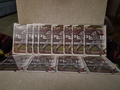 (X12) Jordan Walker Bowman Prospects   12-Card Lot   Cardinals Star   12 Card