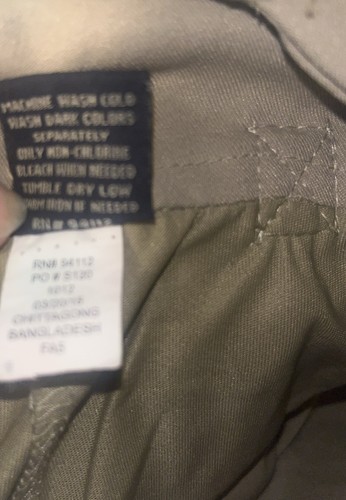 US Polo Assn. Girls Uniform Skirt Skort Tan Beige Brown Pleated Side Zip 16 - Picture 3 of 4