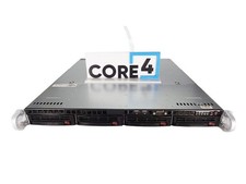 SUPERMICRO CSE-813M X10SLL 4x3.5" DUAL PSU X10SLL RACKMOUNT SERVER