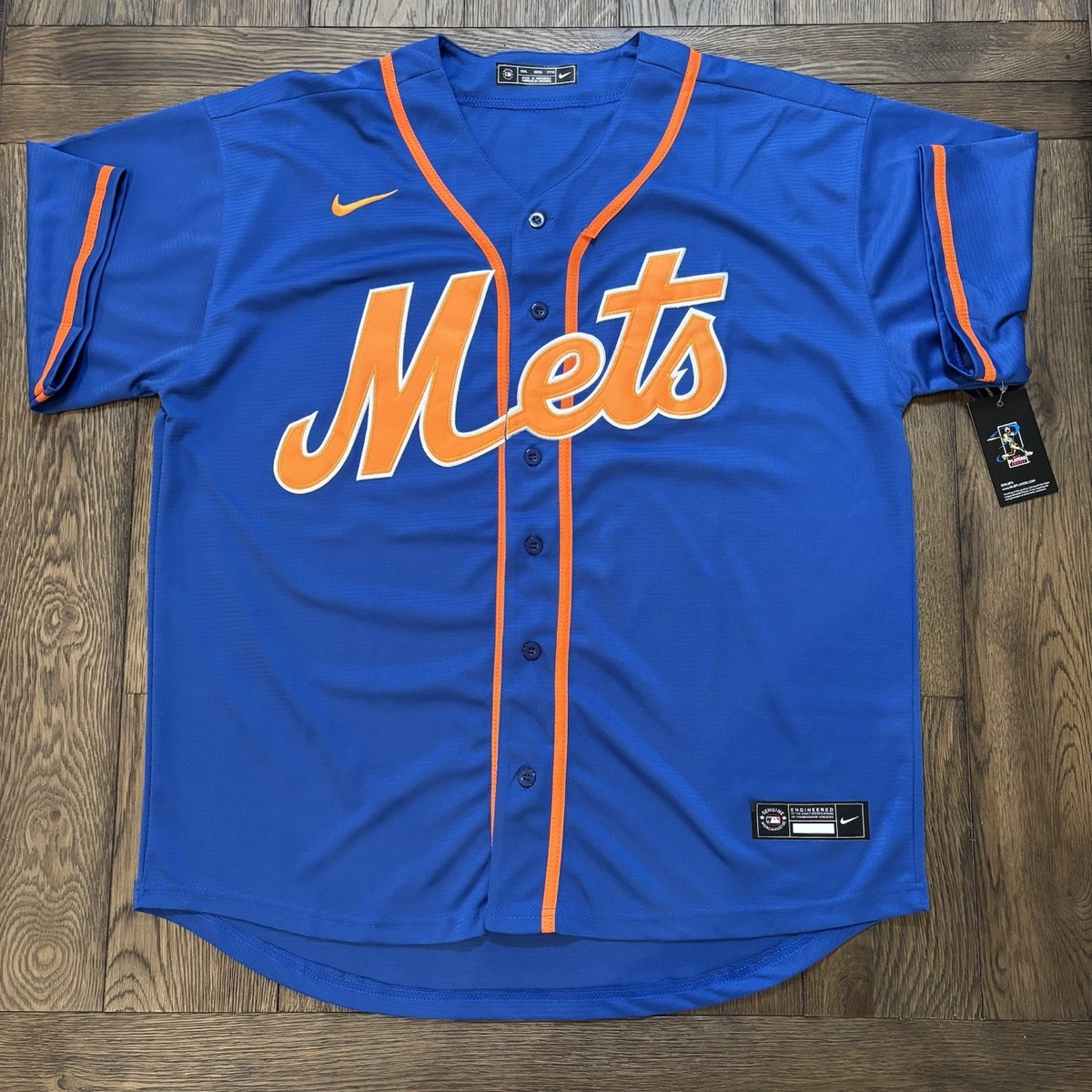 Mets, Baseball Jersey, Blank, Stitched, Blue, 3x Nike New Blue