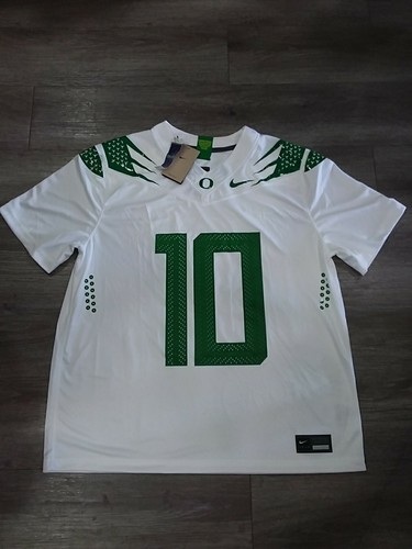 OREGON DUCKS #10 BO NIX MIGHTY DUCKS THROBACK NIKE TRIKOT HERREN GR XL