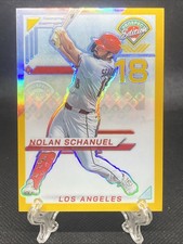 2025 Panini Prospect Edition Nolan Schanuel #113 Gold Prizm Angels # 03/10