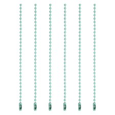 Ball Bead Chains, 3.9 Inch, Mint Green 60 Pcs , Dog Tag Chain Keychain