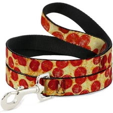 Dog Leash Pepperoni Pizza Vivid
