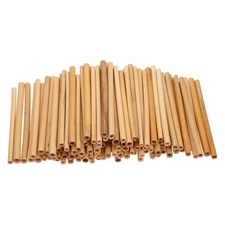100 Pcs Bee House Making Materials Natural Reed Bee Tubes Refill Tubes