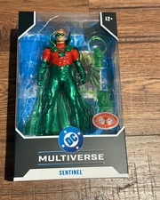 McFarlane DC Multiverse Sentinel Alan Scott Red Platinum Green Lantern Figure