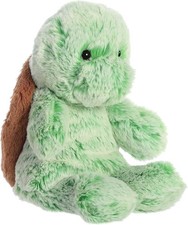 Green Turtle Stuffed Animal 6.5" Plush Learn  Play gift set Christmas Gift
