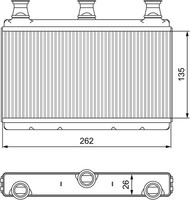 Valeo WäRmetauscher Innenraumheizung 811537 Aluminium FüR Bmw 5Er E60 Touring