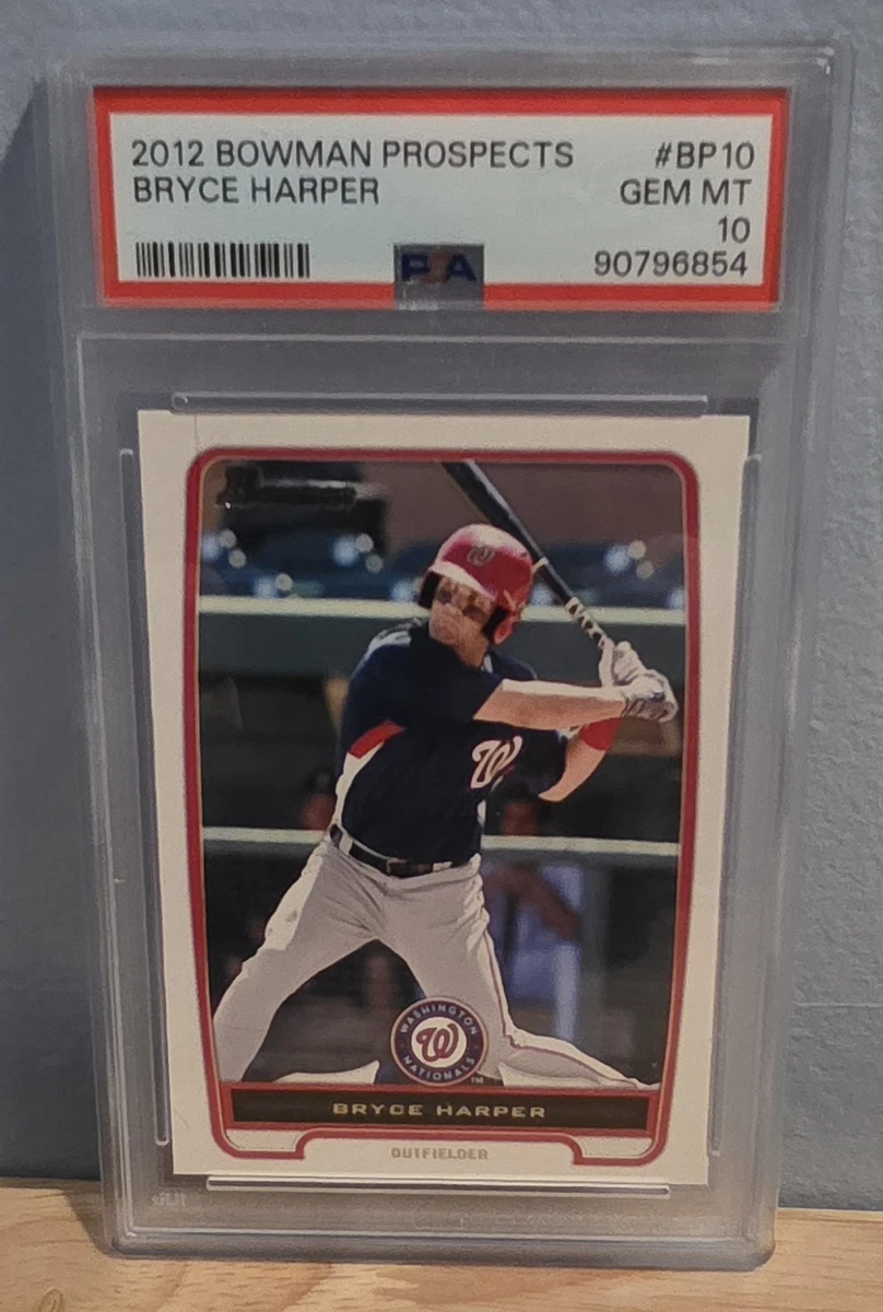 Bryce Harper Baseball Grade 10 Sports Trading Cards & Accessories