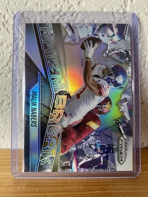 2025 Panini Prizm Malik Nabers Prizm Break Silver Prizm #5 NY Giants