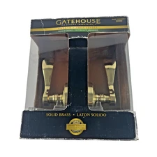 Gatehouse Articulo Polished Brass Hall and Closet Handle Lever Door Knob #225960