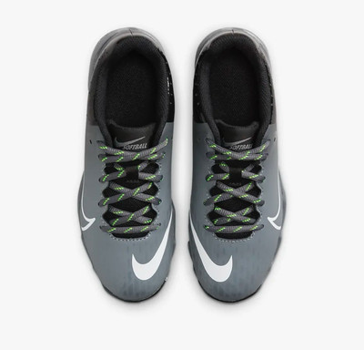 Nike Hyperdiamond 4 Keystone GG Size 5.5 Y Black/white-cool Grey-volt