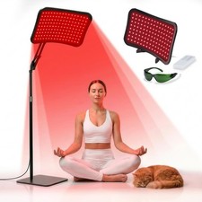 Red Light Therapy Lamp with Stand, 660nm Red  850nm Infrared Light for Body