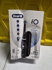 Oral-B iO Series 6 Luxe Electric Toothbrush Black. DAMAGED BOX BUT SEALED