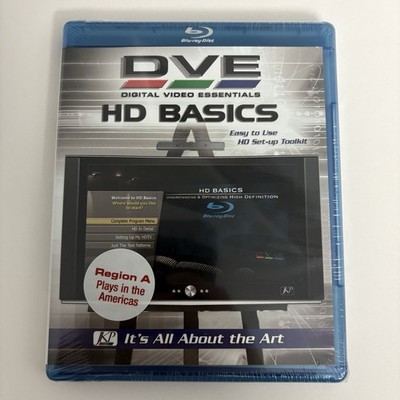 DVE HD Basics (Blu-ray, 2008, Region A) Digital Video Essentials Set-Up Toolkit