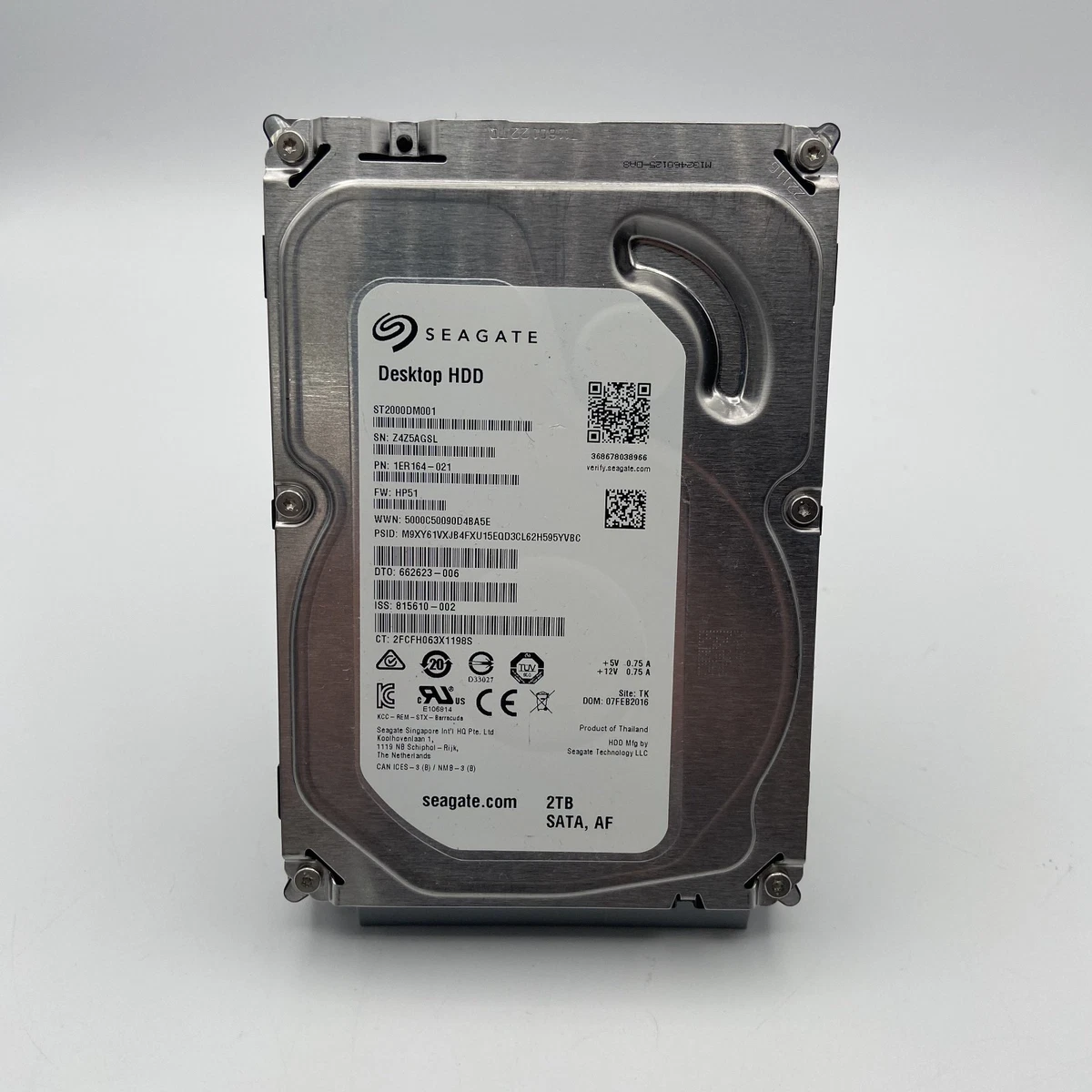 25+ SATA III Internal Hard Disk Drives 3.5 in Form Factor 2TB