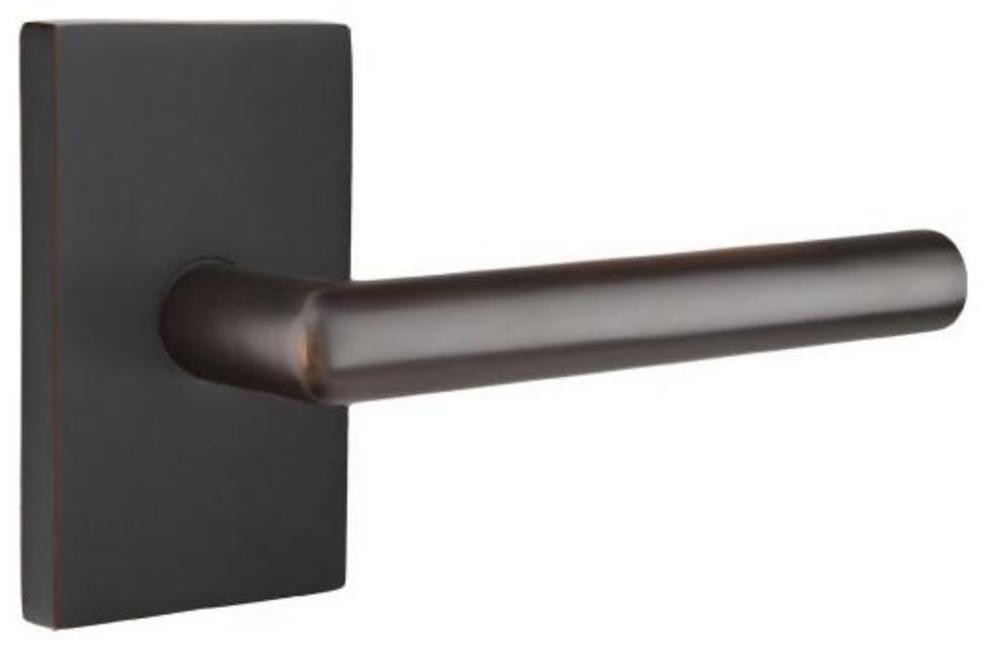 Emtek 5052STULH Stuttgart Left Handed Non-Turning Bronze Dummy Lever