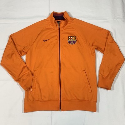 FC Barcelona Nike ジャージ Mサイズ Nike FC Barcelona Mens Large Track Jacket Full Zip Pockets Logo