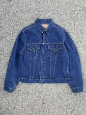 Vintage 60s Levi s Big E Type 3 Denim Trucker Jacket 70505 Made USA size 42