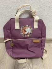 Depesche 12165 Miss Melody Farm House Kinder Rucksack Lila Pferde-Motiv