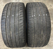 Pair Of Michelin Pilot Sport 4 Tyres 235/40ZR18 6mm - 6.5mm Tread Good/Used
