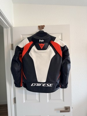 Dainese Misano D Air Perforated Leather Racing Motorcycle Jacket
