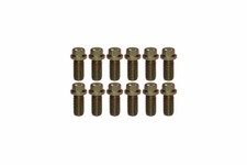 12pc Header Bolt Kit 6pt Head Zinc Fits Chevy Sb Sbc V8 283-400 V6 90 12pc Header Bolt Kit 6pt Head Zinc Fits Chevy Sb Sbc V8 283-400 V6 90