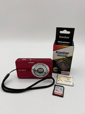 Sony Cyber-Shot DSC-W560 14.1MP Digital Camera Red w/4x Zoom Bundle