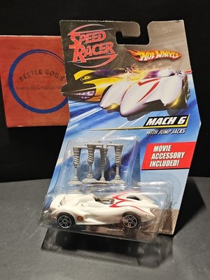 2007 Mattel Hot Wheels Speed Racer Mach 6 With Jump Jacks NIP
