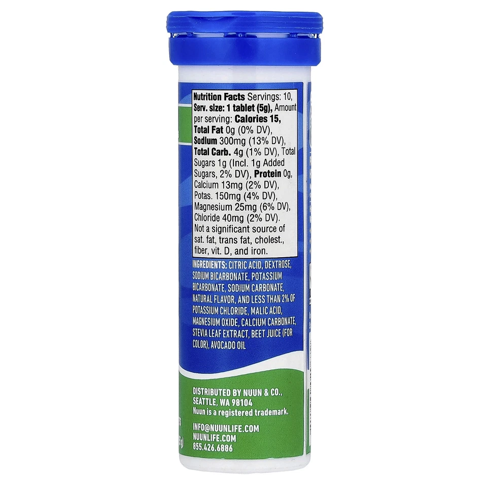 Hidratación Deportiva, Bebida Electrolítica Efervescente, Sandía, 10 Comprimidos Foto 2 de 2