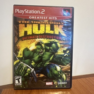 The Incredible Hulk Ultimate Destruction Sony Playstation 2 PS2 2005 Game MINT