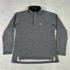 Arcteryx Citadel Pullover Polartec Shirt Mens Large 1/4 Snaps Fleece Sweater Y2K