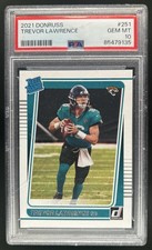 2021 Panini Donruss Trevor Lawrence RC Rated #251 Jaguars PSA 10 GEM MINT Rookie