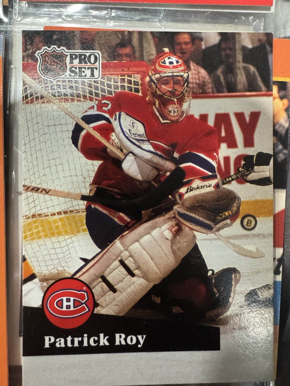 1991-92 Pro Set - Patrick Roy #125 French