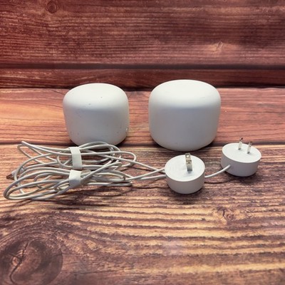 Google Nest WiFi Router (H2D) & Point (H2E)   Mesh WiFi System 2-Pack