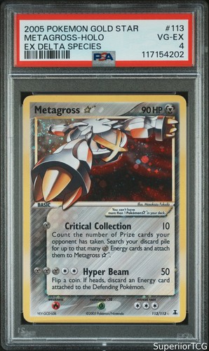 Metagross ★ graded PSA 4 for sale on eBay