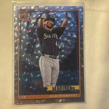 JULIO RODRIGUEZ 2026 TOPPS SERIES 1 CRACKLE 1991 75th ANNIVERSARY MARINERS