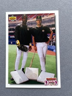 1992 Upper Deck Baseball Barry Bonds / Andy Van Slyke Diamond Skills #711