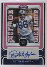 2024 Certified Mirror Signatures Pink 68/75 Butch Johnson #MS-BJOH Auto 14md