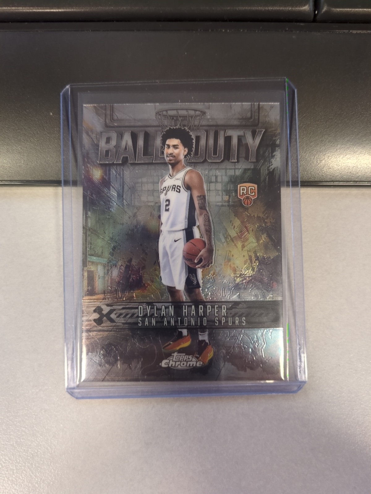 2025-26 Topps Chrome Dylan Harper Ball Of Duty RC #BD-22 Spurs