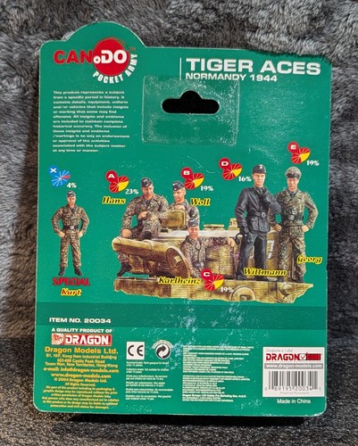 2004, Can.Do Pocket Army Tiger Aces, Normandy 1944, Hans, 20034, NIB - Picture 11 of 17