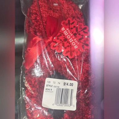 Sonoma Mary Jane Slippers 9-11 NEW