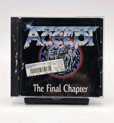 Accept - The Final Chapter CD Brand New 1998 With Cracks And A Tear Rare