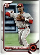 2022 Bowman Draft #BD-91 Leonardo Balcazar Cincinnati Reds Baseball