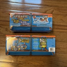 Lot of 2 Hexbug Junkbots Large Industrial Dumpster 4 Characters Factory