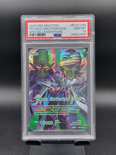 PICCOLO BROTHERHOOD BONDS ~ 2025 DBZ History of Z BT27-045 ~ SLR ~ PSA 10 💎