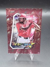 2025 Bowman’s Best James Wood BEST-TEK Red /5 RC #1/5 SSP Nationals 🔥 