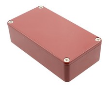 1590BRD Red Genuine Hammond Diecast Stompbox Enclosure 112 x 60 x 31mm